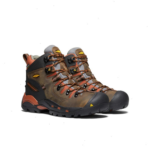 Men's Pittsburgh 6" Waterproof Boot (Soft Toe)  |  Cascade Brown/Bombay Brown
