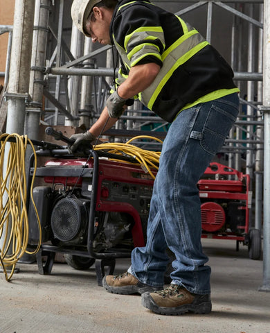 Men's Pittsburgh Energy 6" Waterproof Boot (Soft Toe)  |  Cascade Brown/Greener Pastures