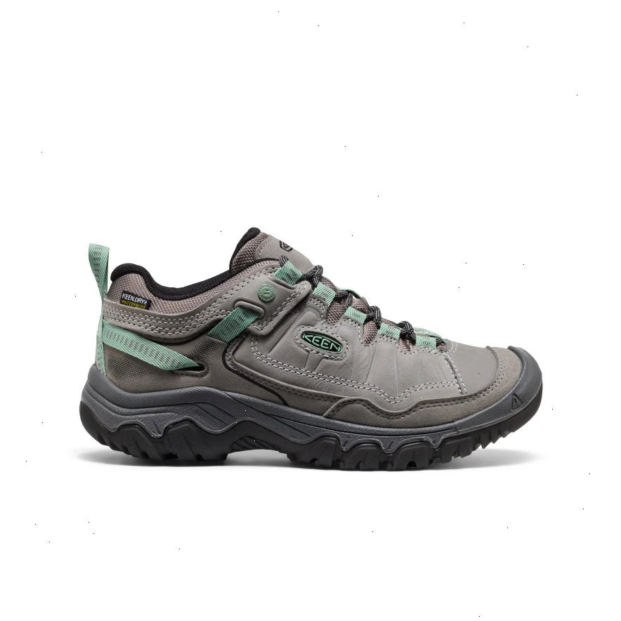 Women's Targhee IV Waterproof Hiking Shoe  |  Alloy/Granite Green
