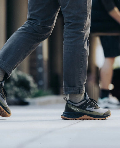 Men's Hightrail Waterproof Hiking Shoe  |  Winter Moss/Gold Flame