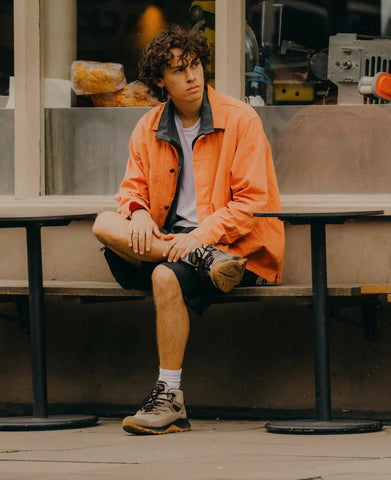 Men's Hightrail Waterproof Wide Hiking Boot  |  Brindle/Oak Buff