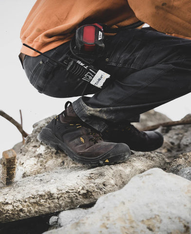 Men's Dover 6" Waterproof (Carbon Toe)  |  Dark Earth/Black