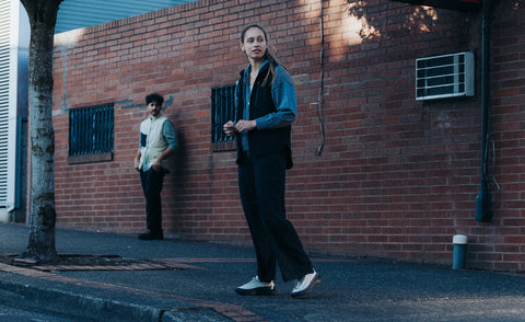 Women's KS Mino Sneaker  |  Silver Birch/Black