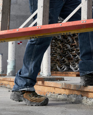 Men's Pittsburgh Energy 6" Waterproof Boot (Carbon Toe)  |  Bison/Black