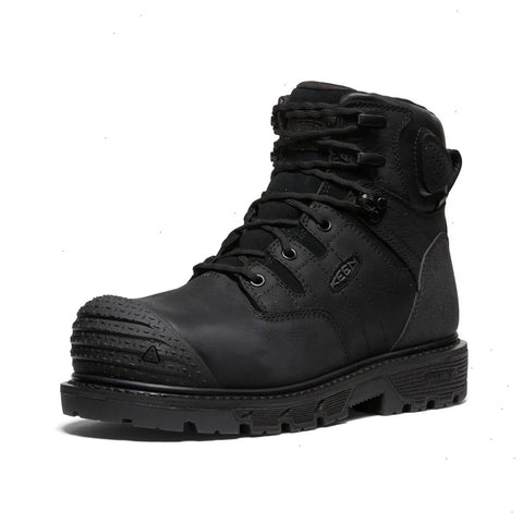 Men's Camden 6" Waterproof Boot (Carbon Toe)  |  Black/Black