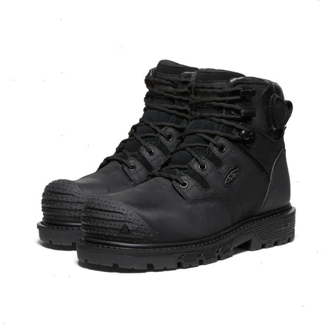 Men's Camden 6" Waterproof Boot (Carbon Toe)  |  Black/Black