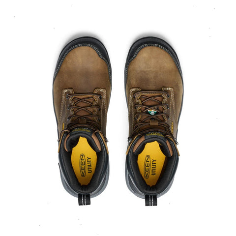 Men's CSA Evanston 6" Waterproof Boot (Carbon Toe)  |  Bison/Black