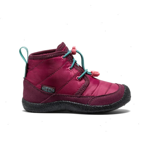 Little Kids' Howser II Waterproof Chukka  |  Beaujolais/Pool Blue