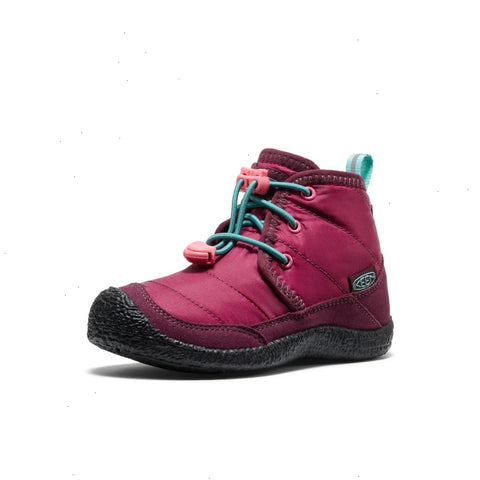 Little Kids' Howser II Waterproof Chukka  |  Beaujolais/Pool Blue