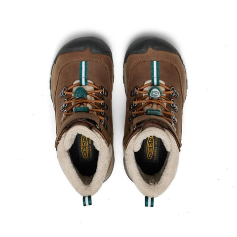 Little Kids' Kanibou Waterproof Winter Boot  |  Dark Earth/Roasted Pecan