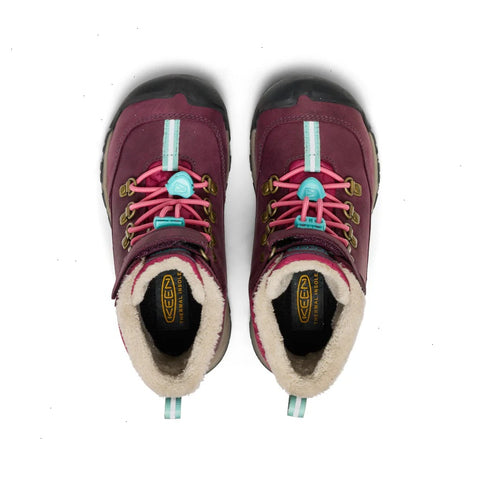 Little Kids' Kanibou Waterproof Winter Boot  |  Fig/Pink Lemonade