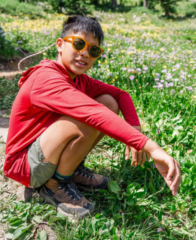 Big Kids' Targhee IV Waterproof Hiking Boot  |  Skipper Blue/Hemlock