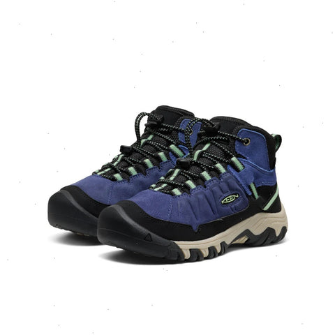 Big Kids' Targhee IV Waterproof Hiking Boot  |  Skipper Blue/Hemlock