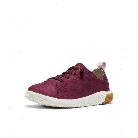 Little Kids' KNX Leather Sneaker  |  Fig/Star White
