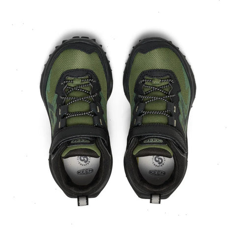 Little Kids' Zionic Waterproof Hiker  |  Black/Bronze Green