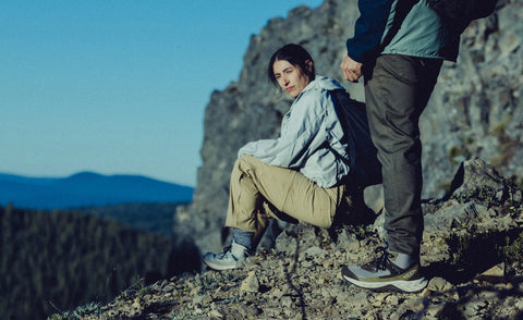 Men's Hightrail Waterproof Hiking Boot  |  Steel Grey/Forest Night