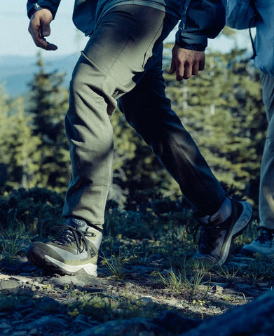 Men's Hightrail Waterproof Hiking Boot  |  Steel Grey/Forest Night