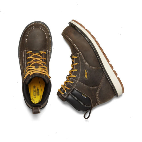 Men's Cincinnati 6" Waterproof Boot (Carbon Toe)  |  Dark Chocolate/Sandshell