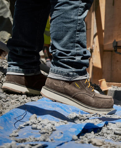 Men's Cincinnati 6" Waterproof Boot (Carbon Toe)  |  Dark Chocolate/Sandshell