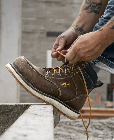 Men's Cincinnati 6" Waterproof Boot (Carbon Toe)  |  Dark Chocolate/Sandshell