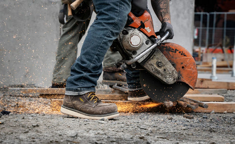 Men's Cincinnati 6" Waterproof Boot (Carbon Toe)  |  Dark Chocolate/Sandshell
