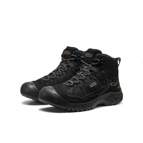 Men's Targhee IV Wide Waterproof Hiking Boot  |  Triple Black