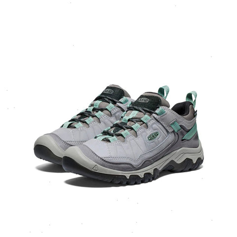Women's Targhee IV Wide Waterproof Hiking Shoe  |  Alloy/Granite Green